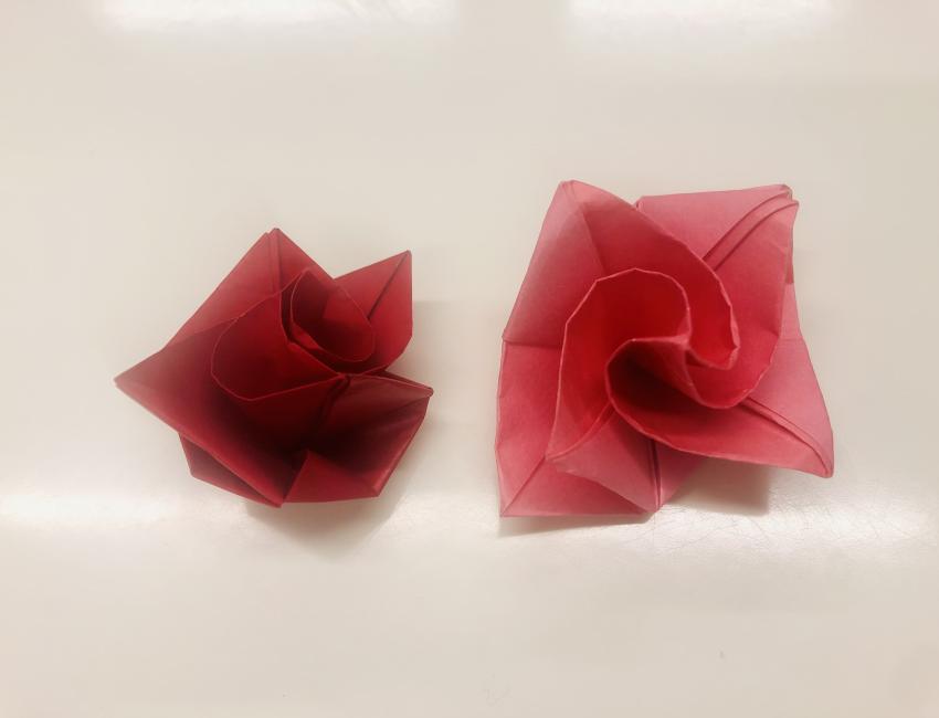 Origami Roses